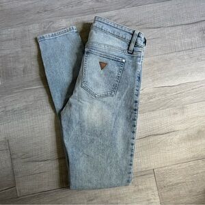 GUESS Mid Rise Skinny Light Blue Jeans
